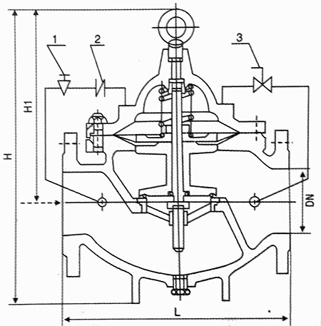 緩閉止(zhi)回閥結構示意(yì)圖