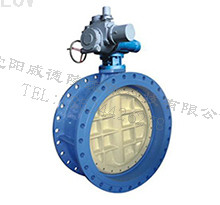 三偏(piān)心法蘭硬密封(feng)電動蝶閥D943H