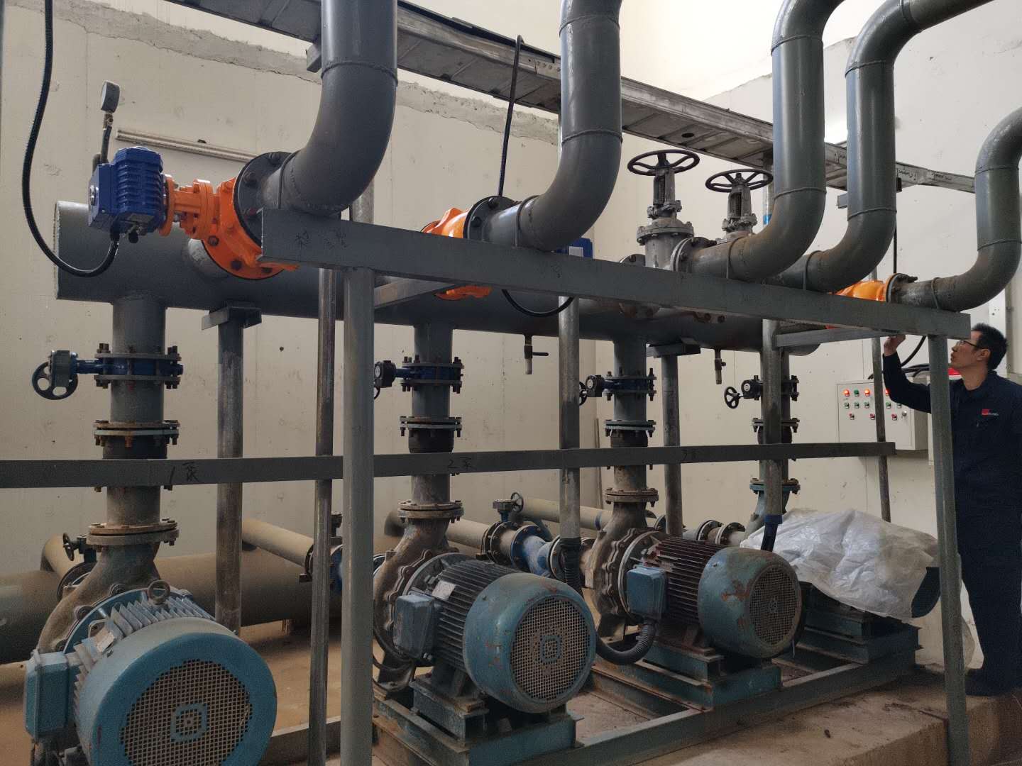 沈陽世(shì)紀華通泵站(zhàn)使用現場